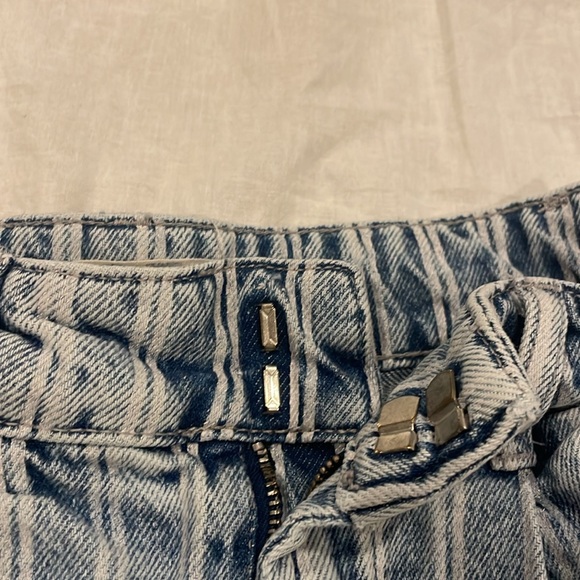 Free People x We The Free Dogtown Cutoff striped denim shorts - Picture 5 of 7